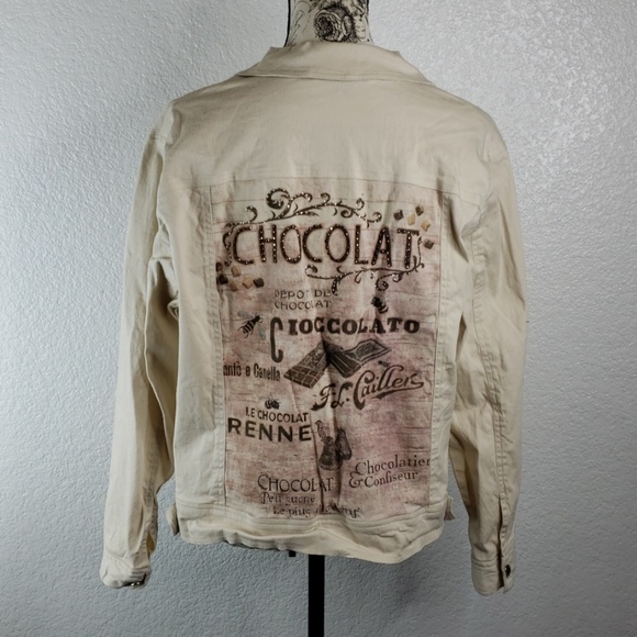 Cactus Jackets & Blazers - Chocolate jean jacket XL by Cactus